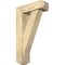 Ekena Millwork Traditional Craftsman Rough Sawn Bracket w/ Offset Brace, Douglas Fir, 6"W x 18"D x 30"H BKT0604X18X30TRA04RDF - alternate 1